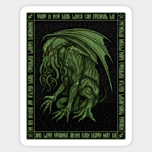 Horror of Cthulhu - Azhmodai 2020 Sticker